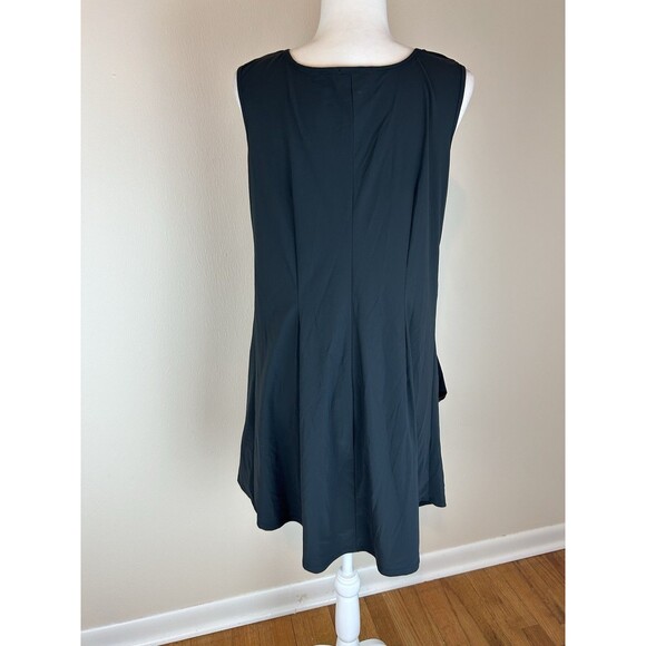 Spirit House S Black Shirt Tunic Dress Lagenlook Asymmetrical Artsy Minimalist - Picture 2 of 5